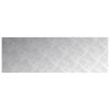 vidaXL Kolečkové desky 4 pcs Stříbrná 90 x 30 cm Hliník