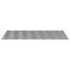 vidaXL Kolečkové desky 4 pcs Stříbrná 70 x 40 cm Hliník