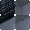 vidaXL Zahradní úložný box 320 l černý