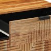 vidaXL Noční skříňka Hnědá 50 x 33 x 60 cm Masivní akáciové dřevo