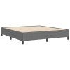 vidaXL Postel s boxspringem Světle šedá 180 x 200 cm Žebrovaná látka