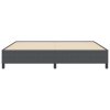 vidaXL Postel s boxspringem Tmavě šedá 200 x 200 cm samet