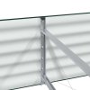 vidaXL Zahradní vyvýšený záhon Zelená 240 x 80 x 44 cm Ocel