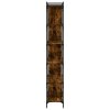 vidaXL Knihovna s 6 policemi kouřový dub 76x32x192 cm kompozitní dřevo