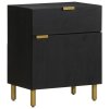 vidaXL Noční stolek černý 50 x 33 x 60 cm kompozitní dřevo