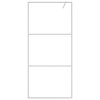vidaXL Sprchová zástěna walk-in stříbrná 90 x 195 cm čiré ESG sklo