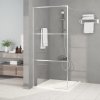 vidaXL Sprchová zástěna walk-in stříbrná 90 x 195 cm čiré ESG sklo