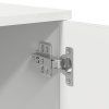 vidaXL Rám postele s úložným prostorem Bílá 75 cm kompozitní dřevo
