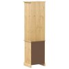 vidaXL Koupelnová skříňka Corona 50 x 40 x 185 cm masivní borové dřevo