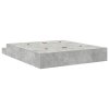 vidaXL Rám postele s úložným prostorem Betonově šedá 180 cm