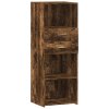 vidaXL Skříň highboard kouřový dub 45 x 42,5 x 124 cm kompozitní dřevo