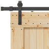 vidaXL Posuvné dveře s kováním 95 x 210 cm masivní borové dřevo