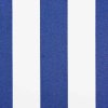 vidaXL Zatahovací markýza modrá a bílá 4 x 3 m textil a hliník