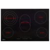 vidaXL Keramická varná deska s 5 hořáky dotykové ovládání 90 cm 8500 W