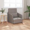 vidaXL Pohovka na spaní Taupe 65 x 80 x 83 cm textil