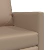 vidaXL Pohovka na podlaze Cappuccino 74 x 77 x 81 cm Umělá kůže
