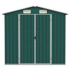 vidaXL Zahradní přístřešek zelený 205 x 129 x 183 cm pozinkovaná ocel