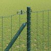 vidaXL Evropský plot se hroty 10 x 1 m Ocel potažená PVC Zelená