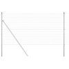 vidaXL Plotový sloupek. Stříbrná