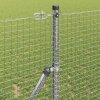 vidaXL Plot s příspěvky Stříbrná 1.2 x 25 m Ocel