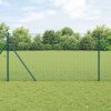 vidaXL Plot s příspěvky Zelená 1.2 x 25 m Ocel