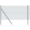 vidaXL Plotový sloupek. Šedá