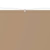 vidaXL Vertikální markýza taupe 180 x 1 000 cm oxfordská látka
