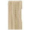vidaXL Nástěnné skříňky s LED osvětlením pro TV 2 ks dub sonoma 40 x 30 x 60,5 cm