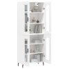 vidaXL Skříň highboard bílá 69,5 x 34 x 180 cm kompozitní dřevo