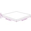 vidaXL Čtvercová stolní deska světle hnědá 90x90x1,5cm ošetřený dub