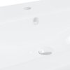 vidaXL Zápustné umyvadlo s baterií 81 x 39 x 18 cm keramické bílé