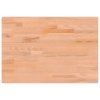 vidaXL Deska psacího stolu 80 x 55 x 2,5 cm masivní bukové dřevo