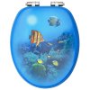 vivdaXL WC sedátka s funkcí pomalého sklápění 2 ks MDF podmořský motiv