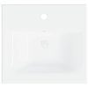 vidaXL Zápustné umyvadlo s baterií 42 x 39 x 18 cm keramické bílé
