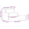 vidaXL 3patrový vyvýšený záhon 120 x 80 cm masivní borové dřevo