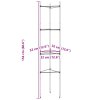 vidaXL Podpěrné klece pro rajčata 8 ks 154 cm ocel a PP