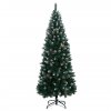 vidaXL Umělý vánoční stromek s 300 LED 240 cm