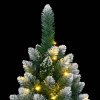 vidaXL Umělý vánoční stromek s 300 LED 240 cm