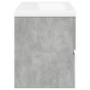 vidaXL 2dílný set koupelnového nábytku betonově šedý kompozitní dřevo