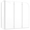 vidaXL Sprchový kout 120 x 69 x 130 cm tvrzené sklo průhledný