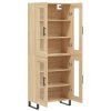 vidaXL Skříň highboard dub sonoma 69,5 x 34 x 180 cm kompozitní dřevo