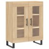 vidaXL Skříň highboard dub sonoma 69,5 x 34 x 180 cm kompozitní dřevo