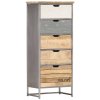 vidaXL Komoda se zásuvkami 45 x 30 x 105 cm masivní mangovník
