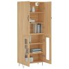 vidaXL Skříň highboard dub sonoma 69,5 x 34 x 180 cm kompozitní dřevo