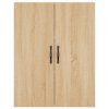 vidaXL Skříň highboard dub sonoma 69,5 x 34 x 180 cm kompozitní dřevo