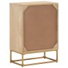 vidaXL Komoda se zásuvkami 55 x 30 x 76 cm masivní mangovník a železo