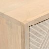 vidaXL Komoda se zásuvkami 55 x 30 x 76 cm masivní mangovník a železo