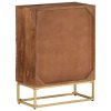 vidaXL Komoda se zásuvkami 55 x 30 x 76 cm masivní mangovník a železo