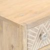 vidaXL Příborník 55 x 30 x 76 cm masivní mangovníkové dřevo a železo