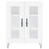 vidaXL Skříň highboard bílá 69,5 x 34 x 180 cm kompozitní dřevo